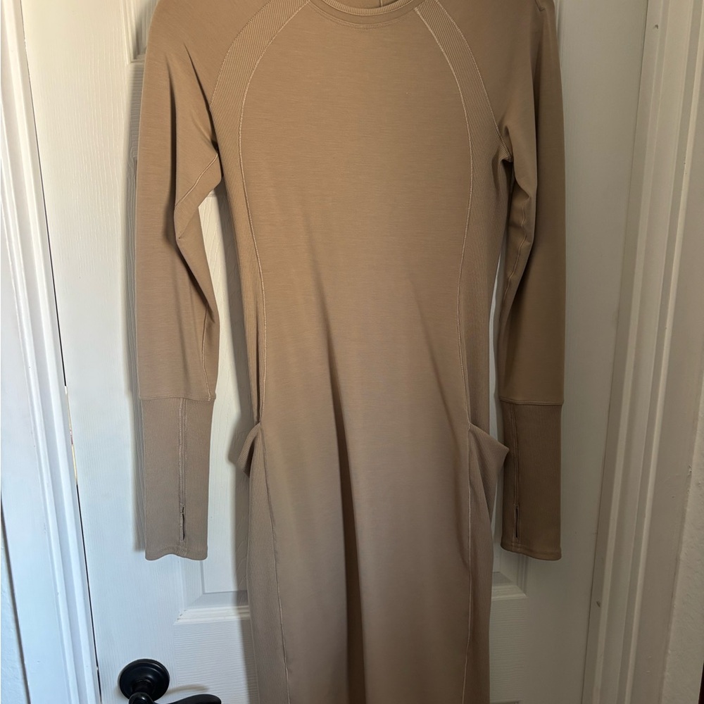 lululemon athletica Tan Midi Dress